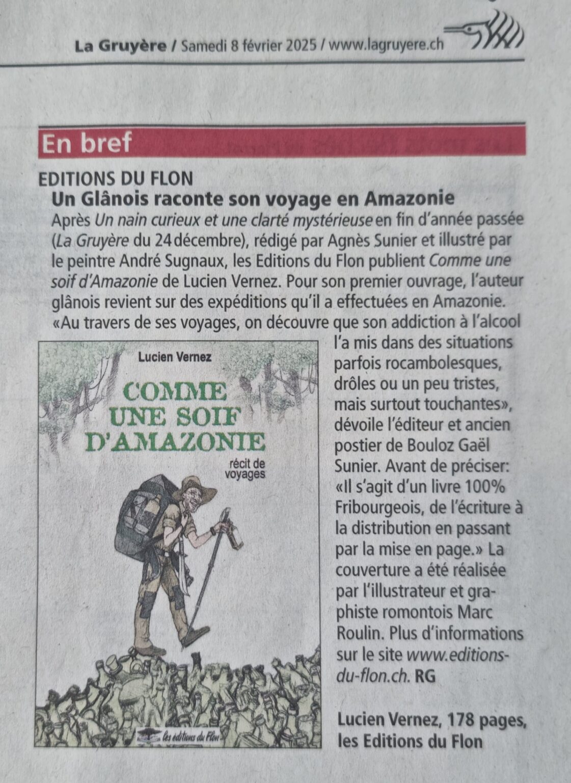 Un Glânois raconte son voyage en Amazonie