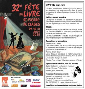 Fête du livre de St-Pierre-de-Clages