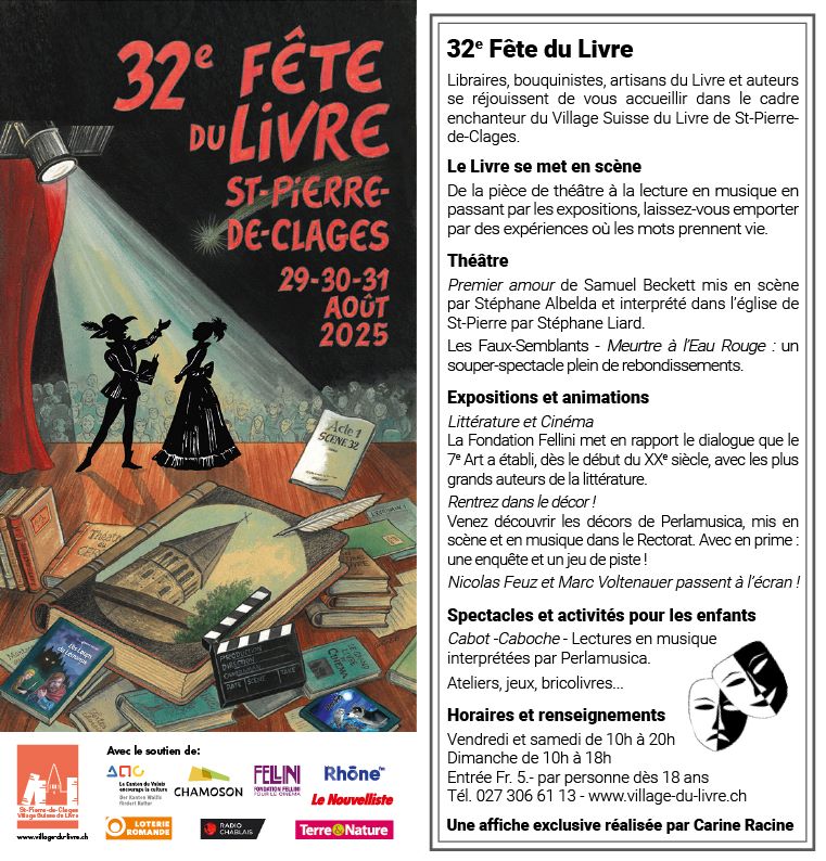 Fête du livre de St-Pierre-de-Clages